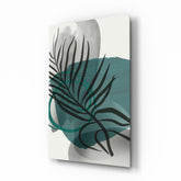 Autumn Green Glass Wall Art.